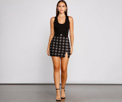 Keep It Posh Cropped Vest