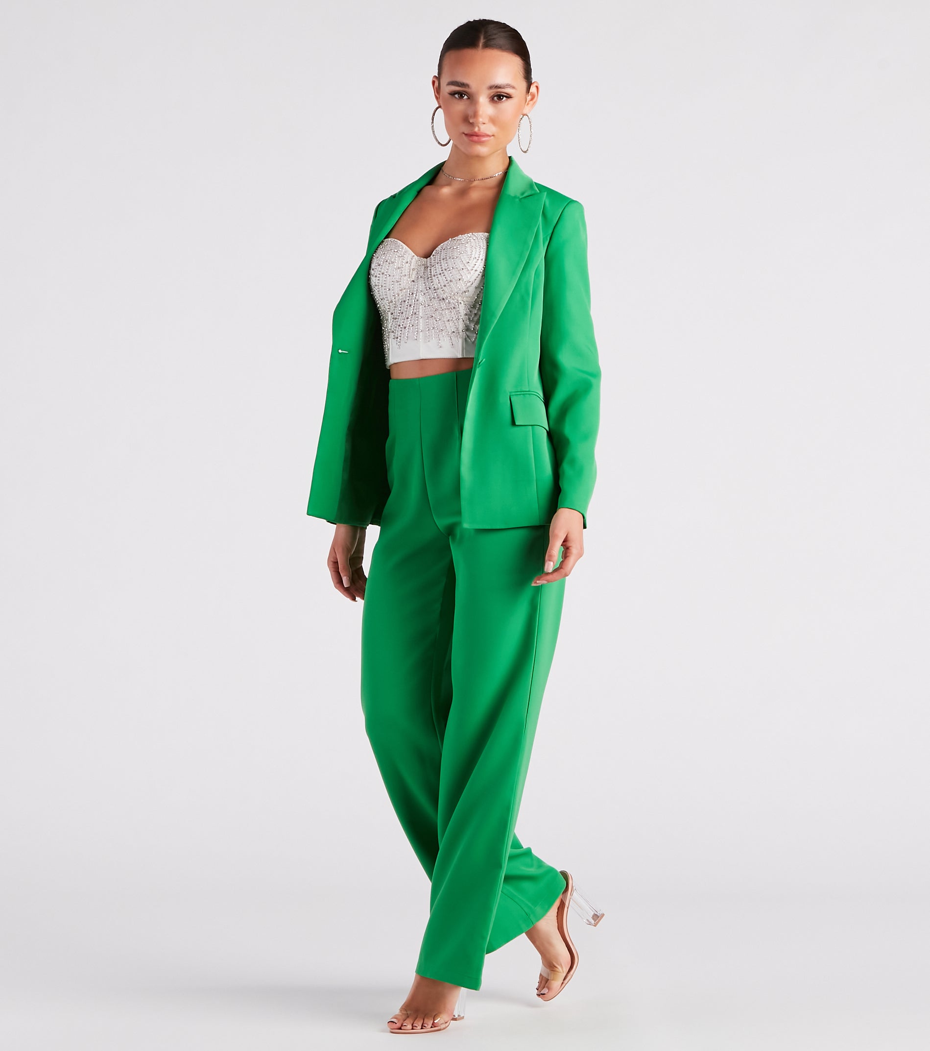 Bold Moves Woven Blazer