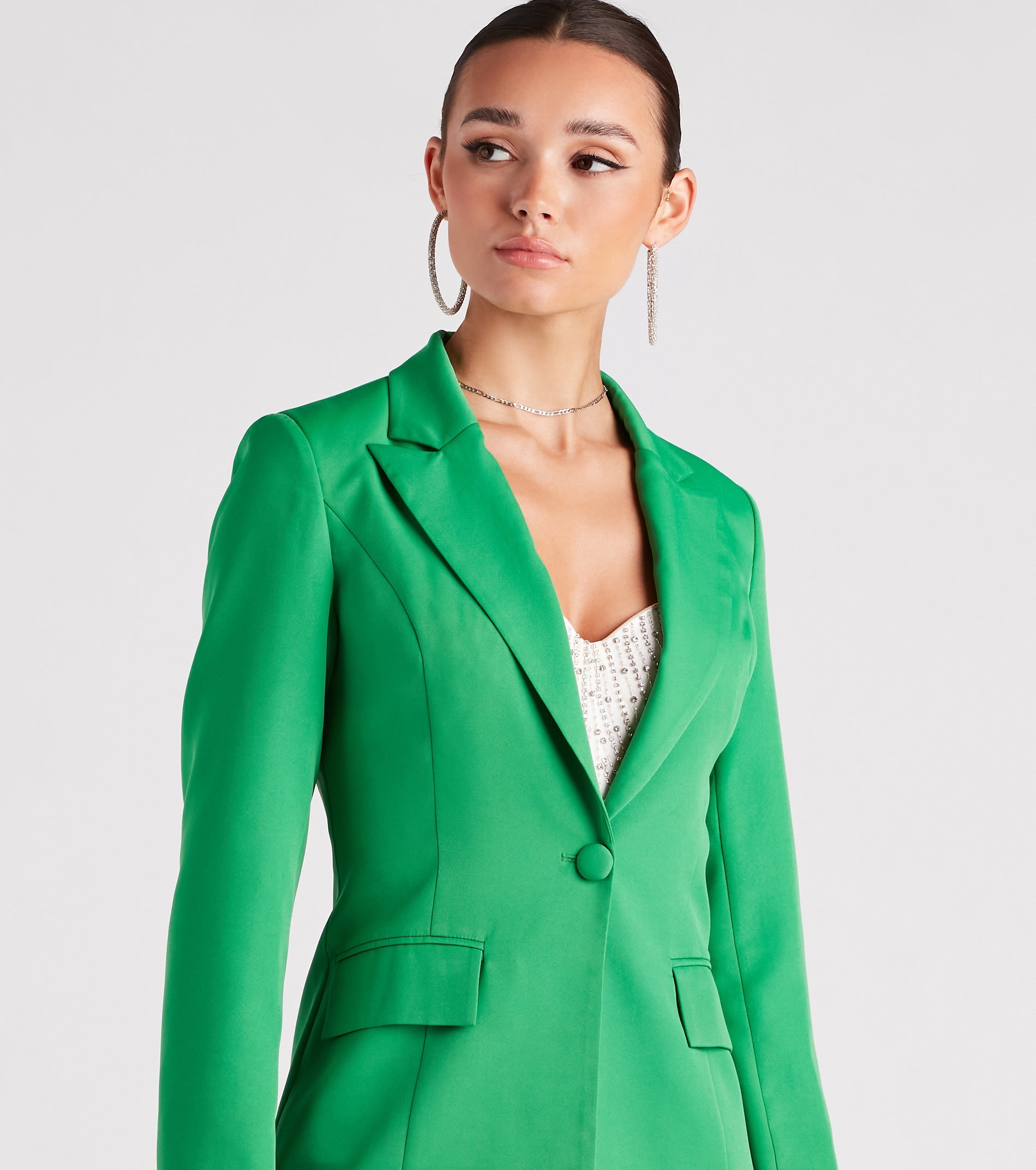 Bold Moves Woven Blazer