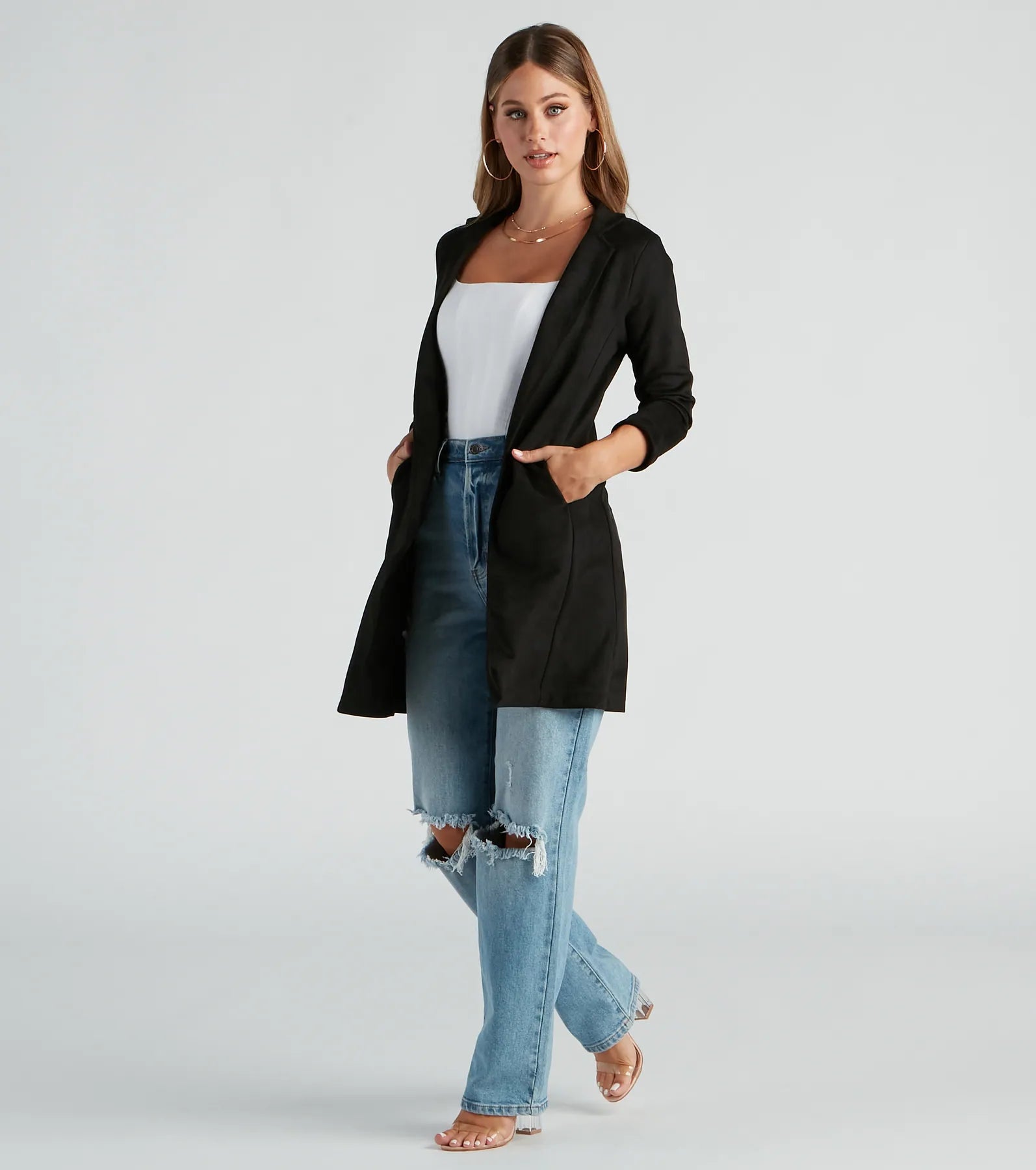 Polish Up Real Nice Long Blazer