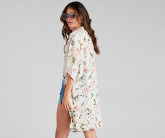 Charming Beauty Floral Kimono