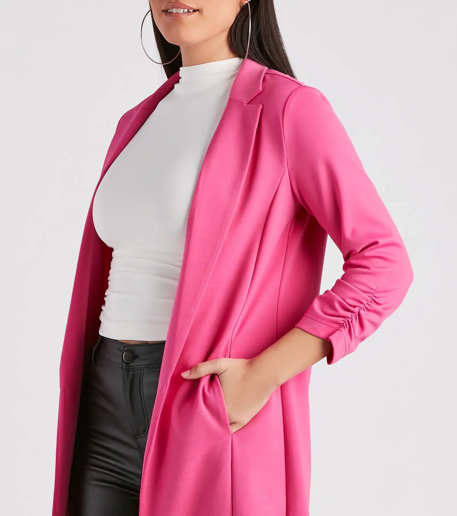 Styled For Success Long Blazer