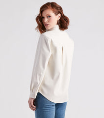 Hey Cool Girl Faux Leather Shacket