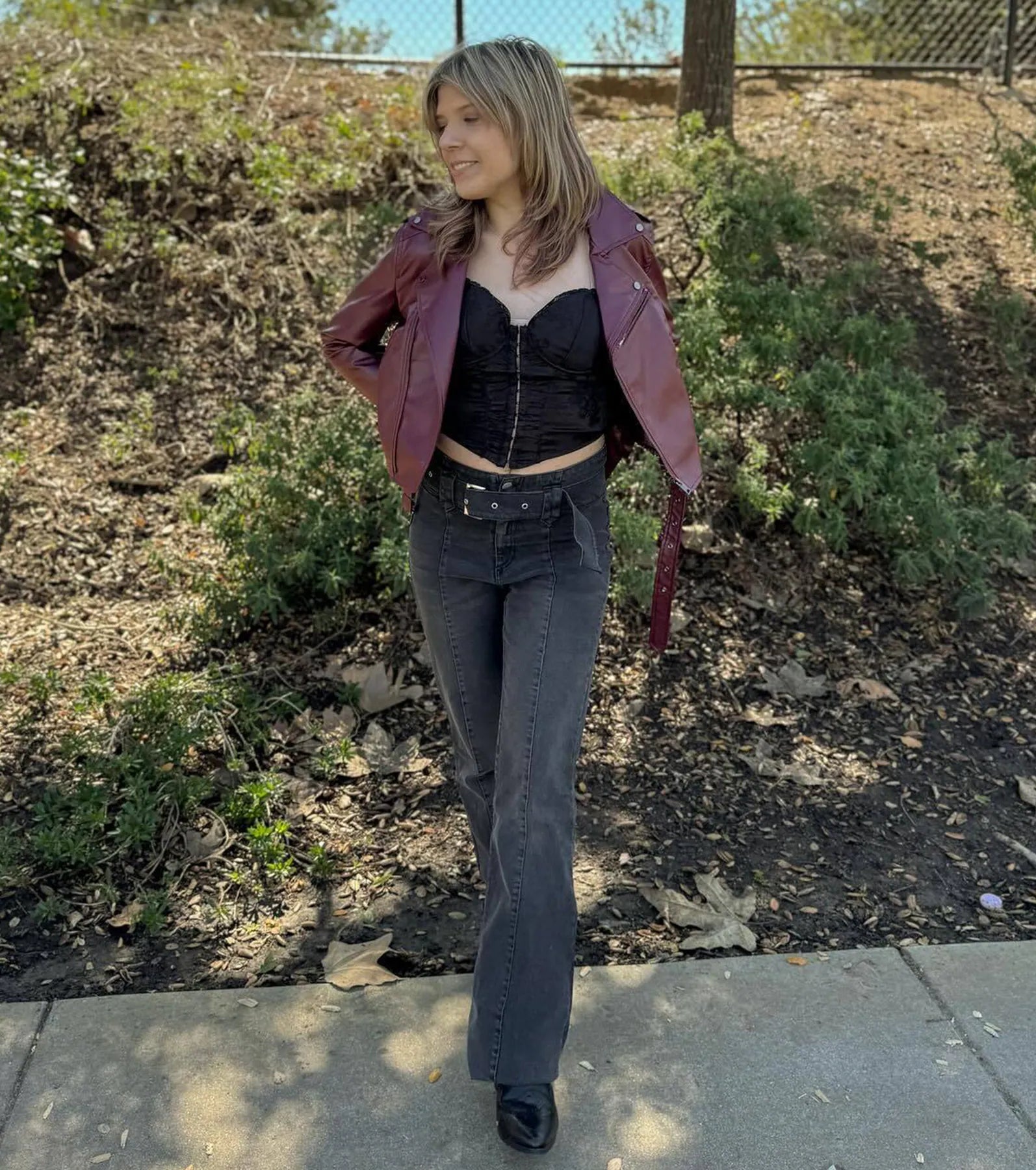 Ride With Me Faux Leather Moto Jacket