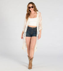 Desert Dreamer Crochet Lace Kimono