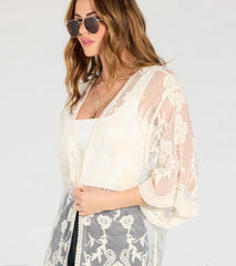 Desert Dreamer Crochet Lace Kimono