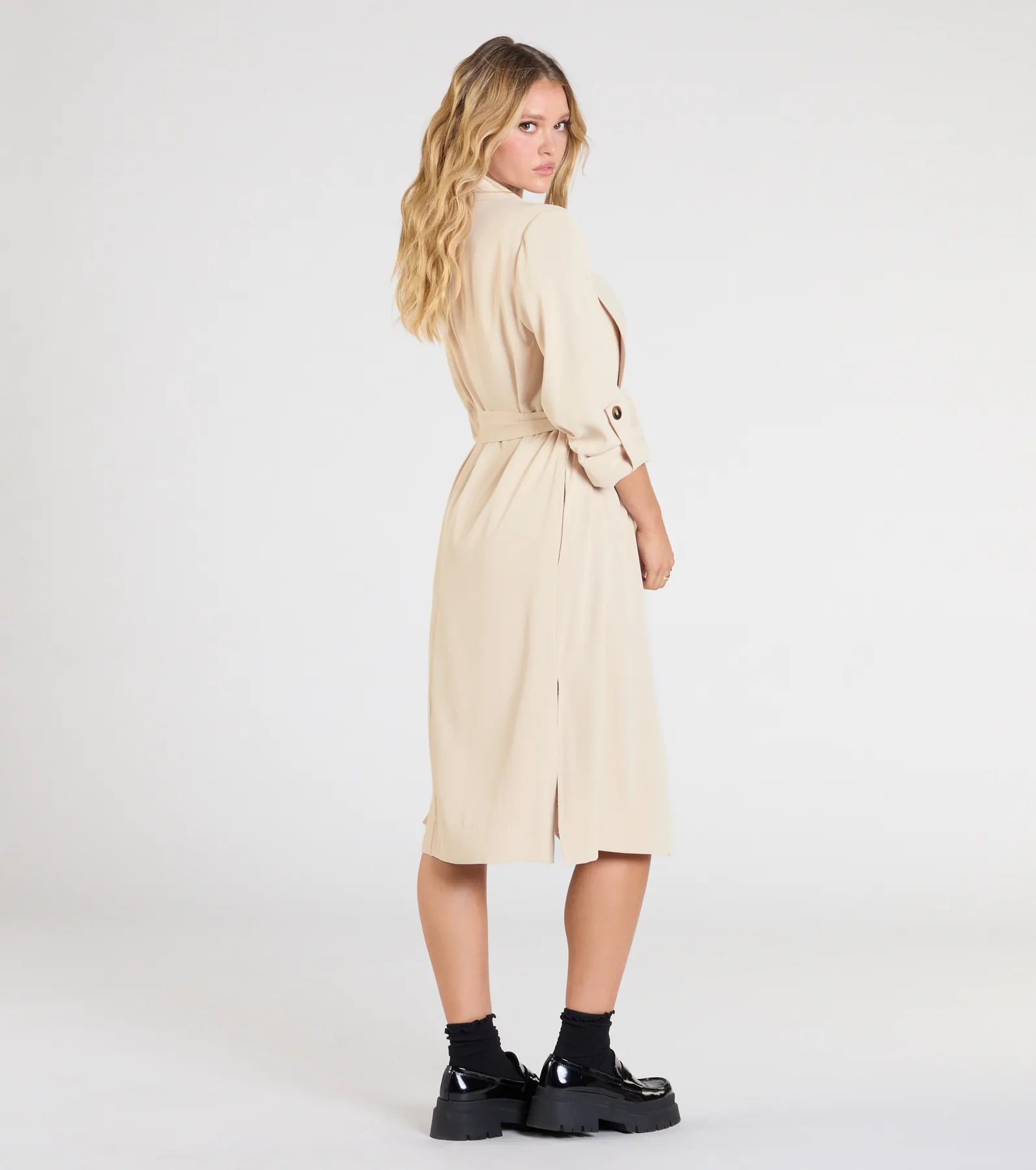 Stylish Season Belted Duster Trench Coat