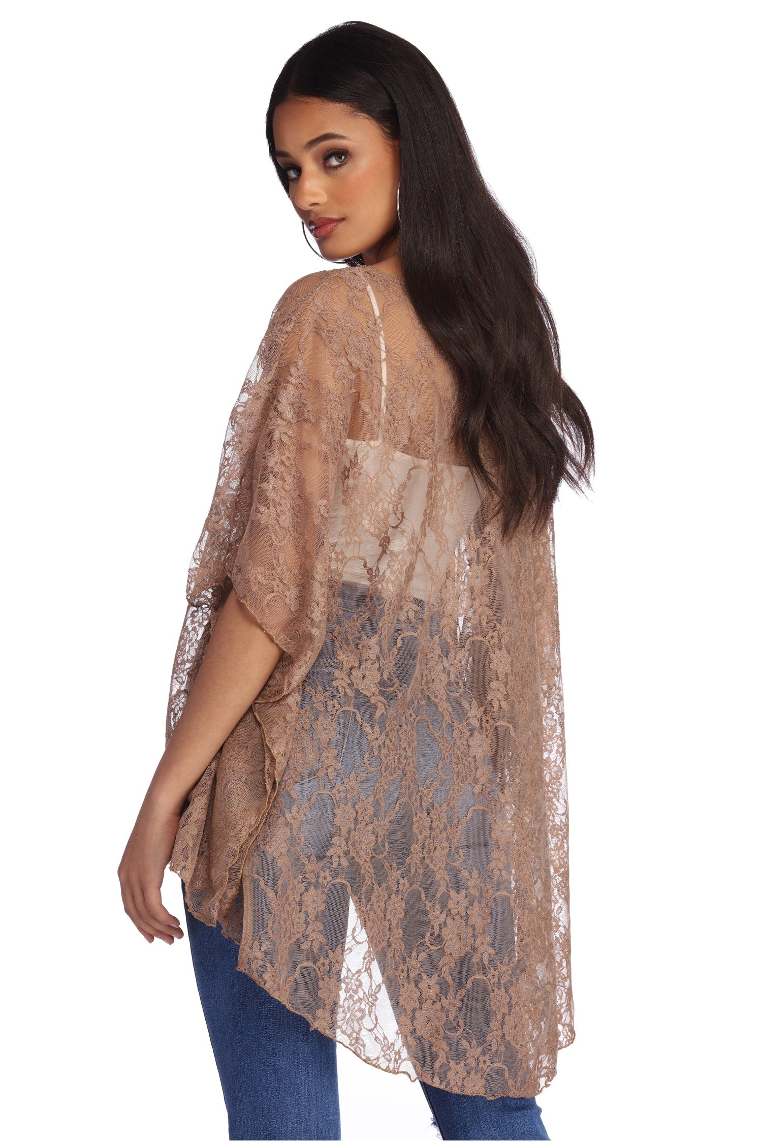 Flirty In Lace Kimono