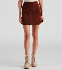 Fall Fave Corduroy Mini Skirt