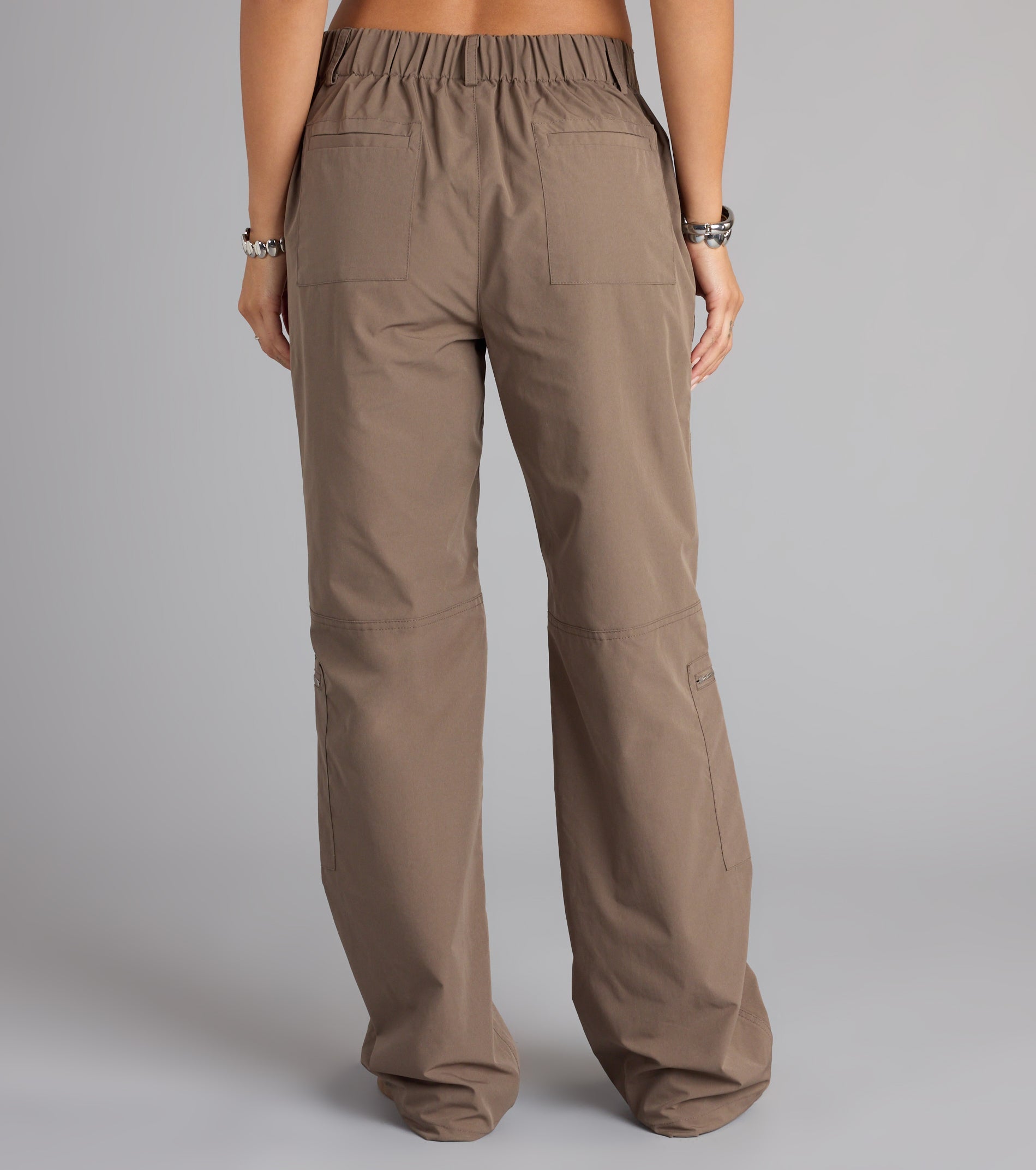 Zip It and Chill Mid-Rise Cargo Pants