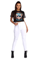 Belted Skinny Cargo Pants