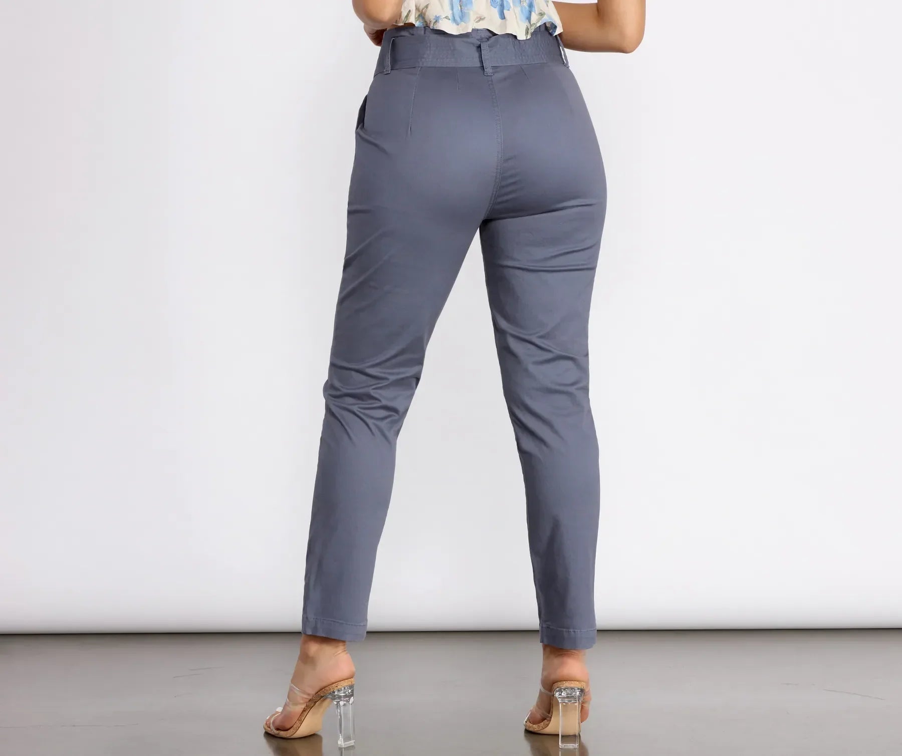 Belted and Chic Paperbag Pants