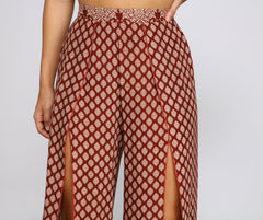 Bohemian Gaze High Waist Pants