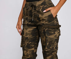 Lowkey Style High Rise Cargo Joggers