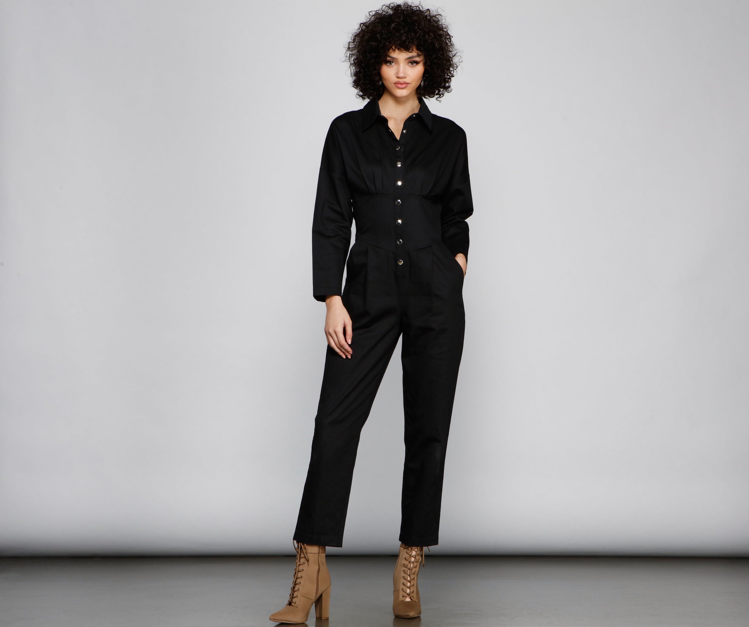 Go With It Utility Jumpsuit