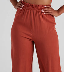 Weekend Mood Wide-Leg Pants