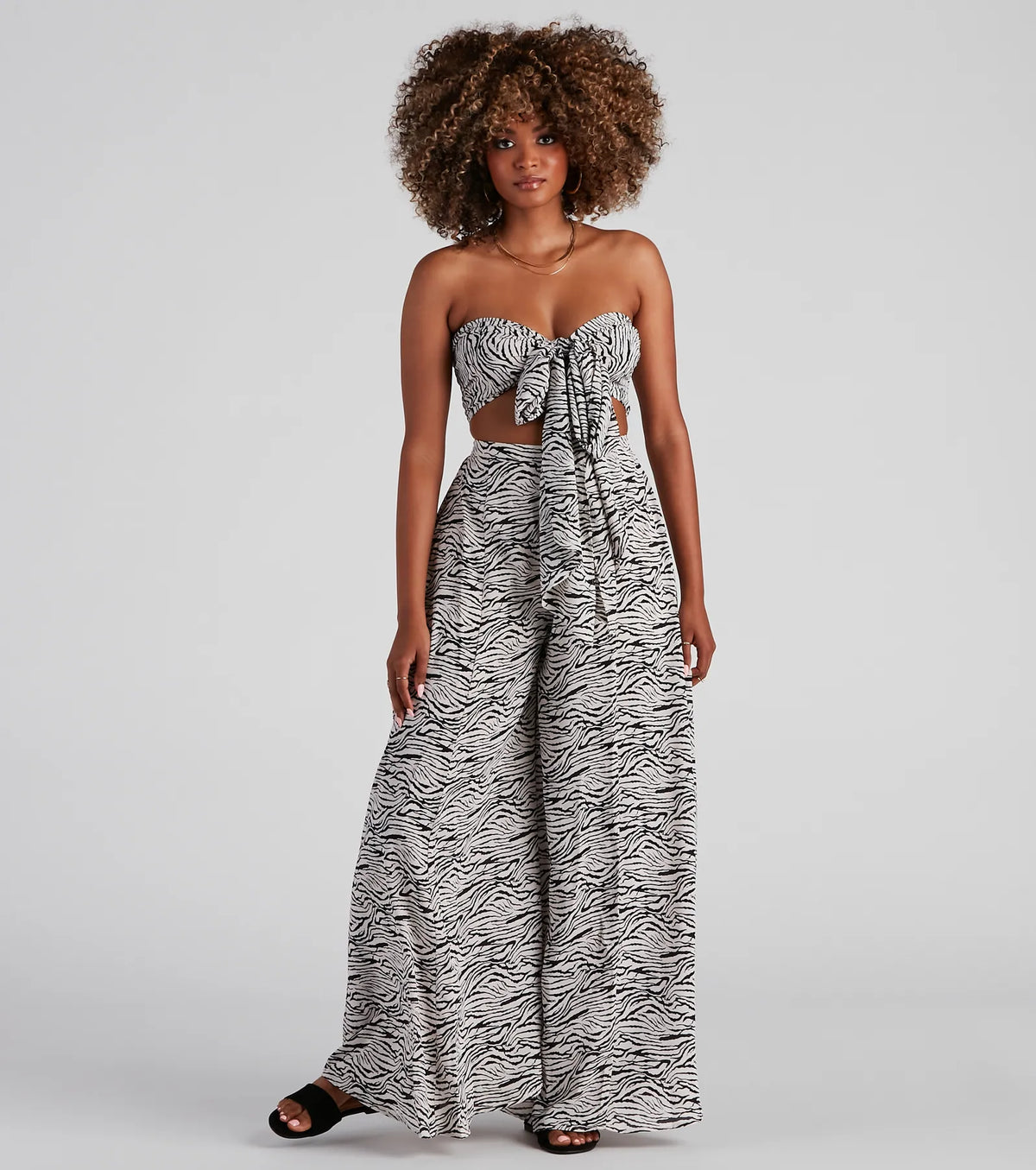 Eye Of The Tiger Palazzo Pants