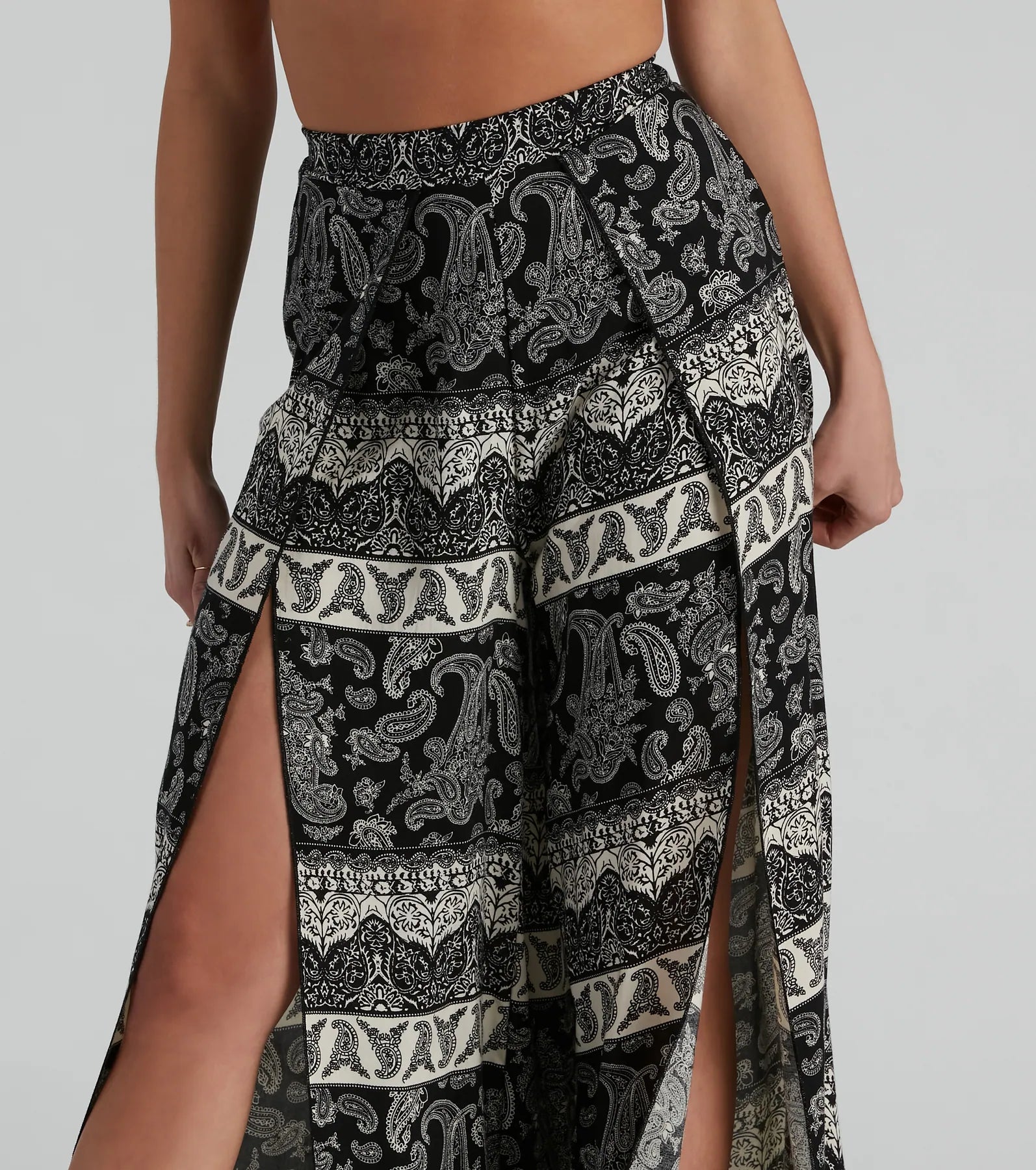 Effortless Boho Flair Tulip Pants