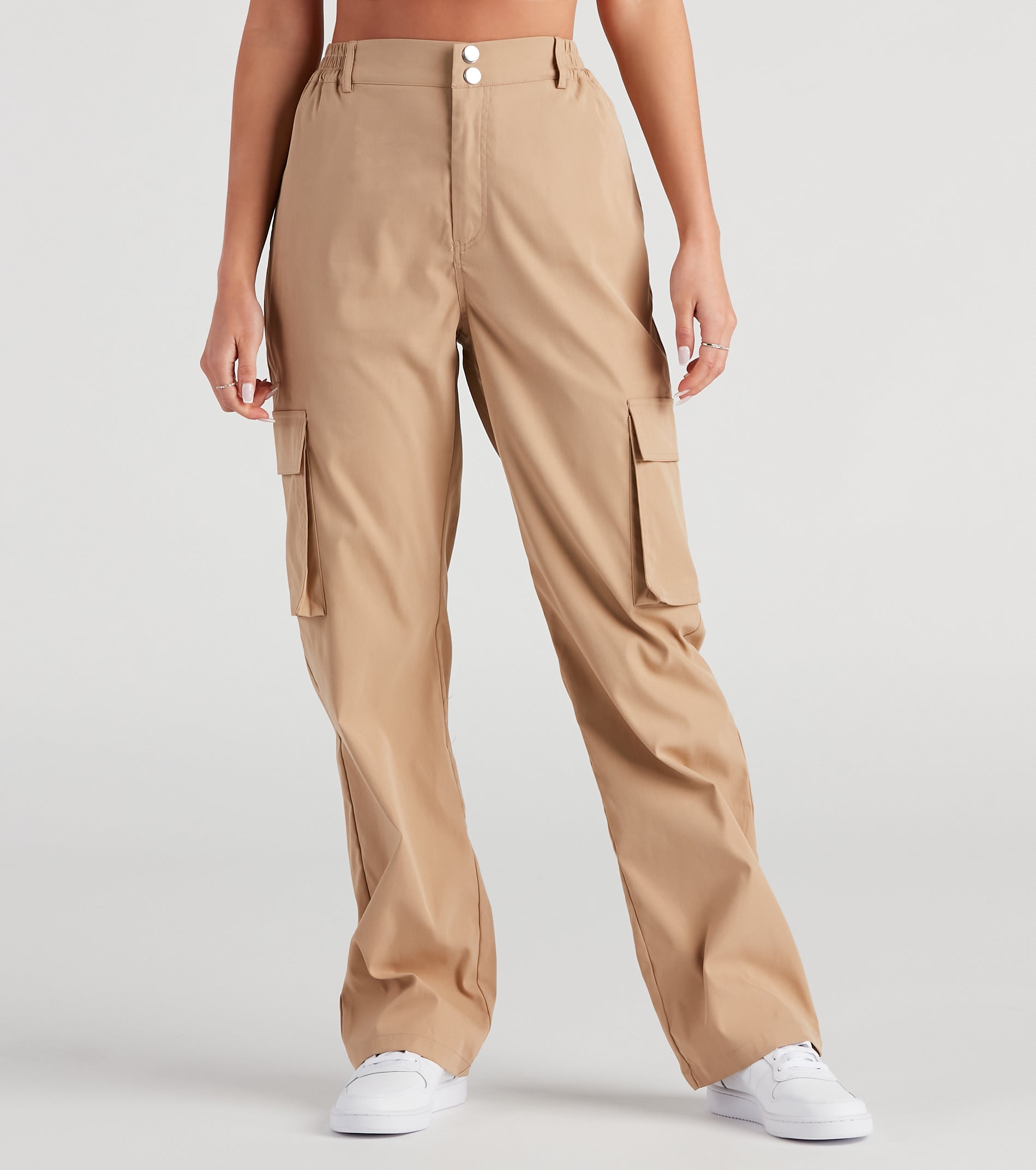 Casual Slay Wide-Leg Cargo Pants