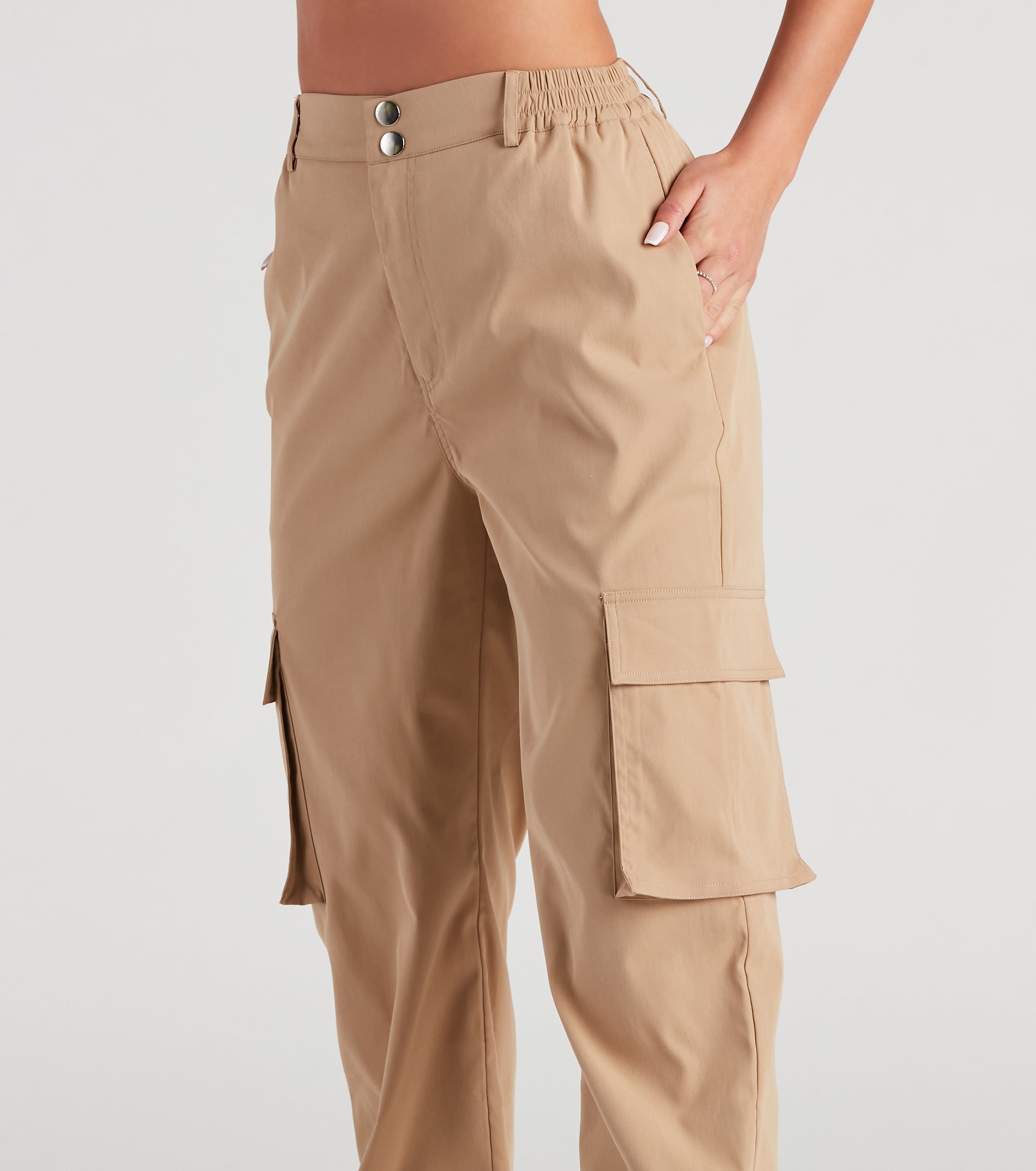 Casual Slay Wide-Leg Cargo Pants