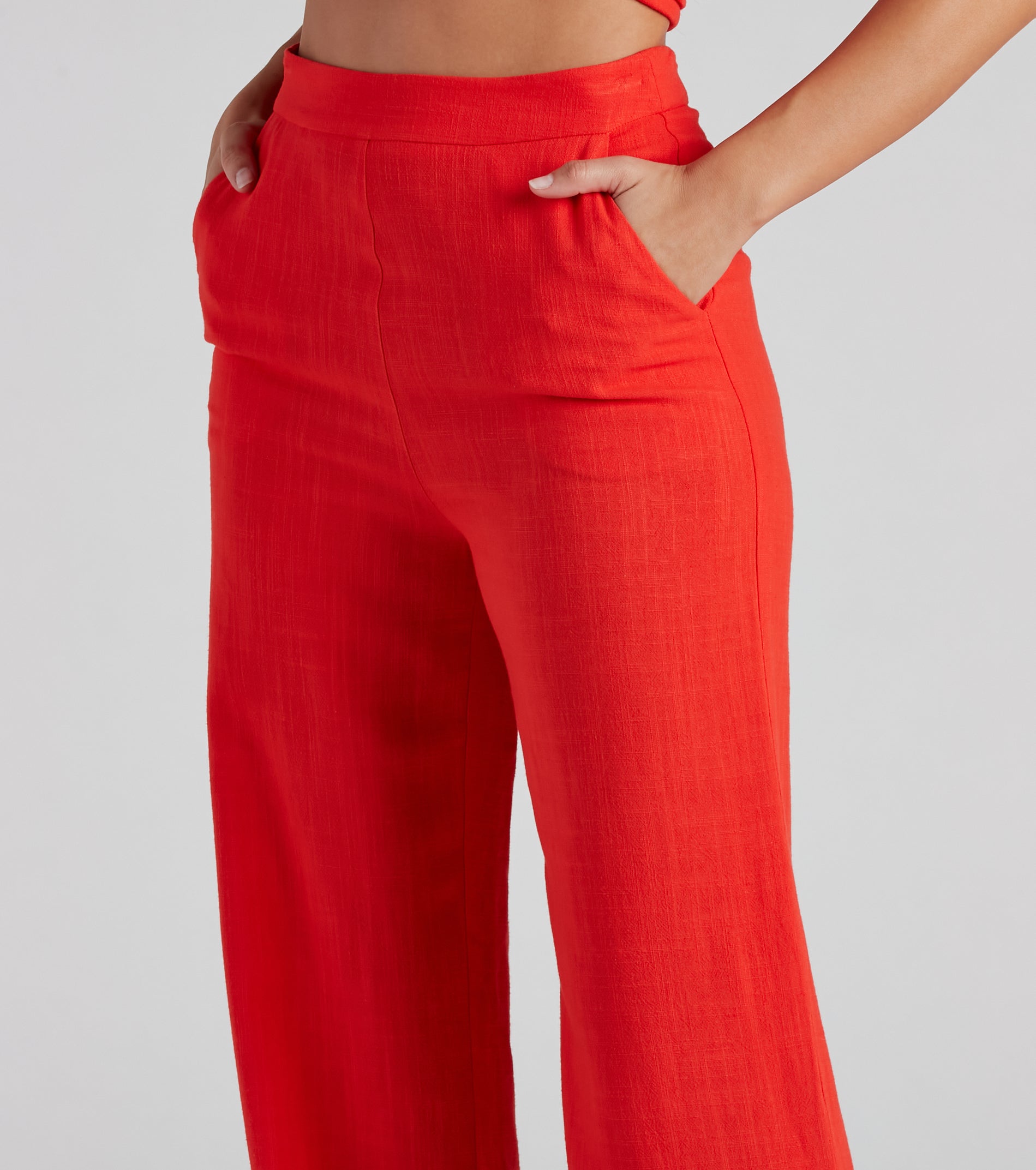 Worth It Linen Wide-Leg Pants