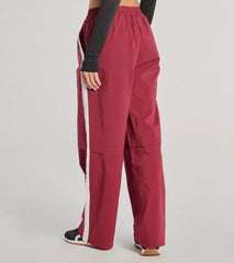 Star Of The Track High-Rise Striped Track Pants