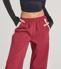 Star Of The Track High-Rise Striped Track Pants