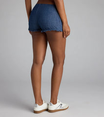 Frill Seeker Ruffled Denim Shorts