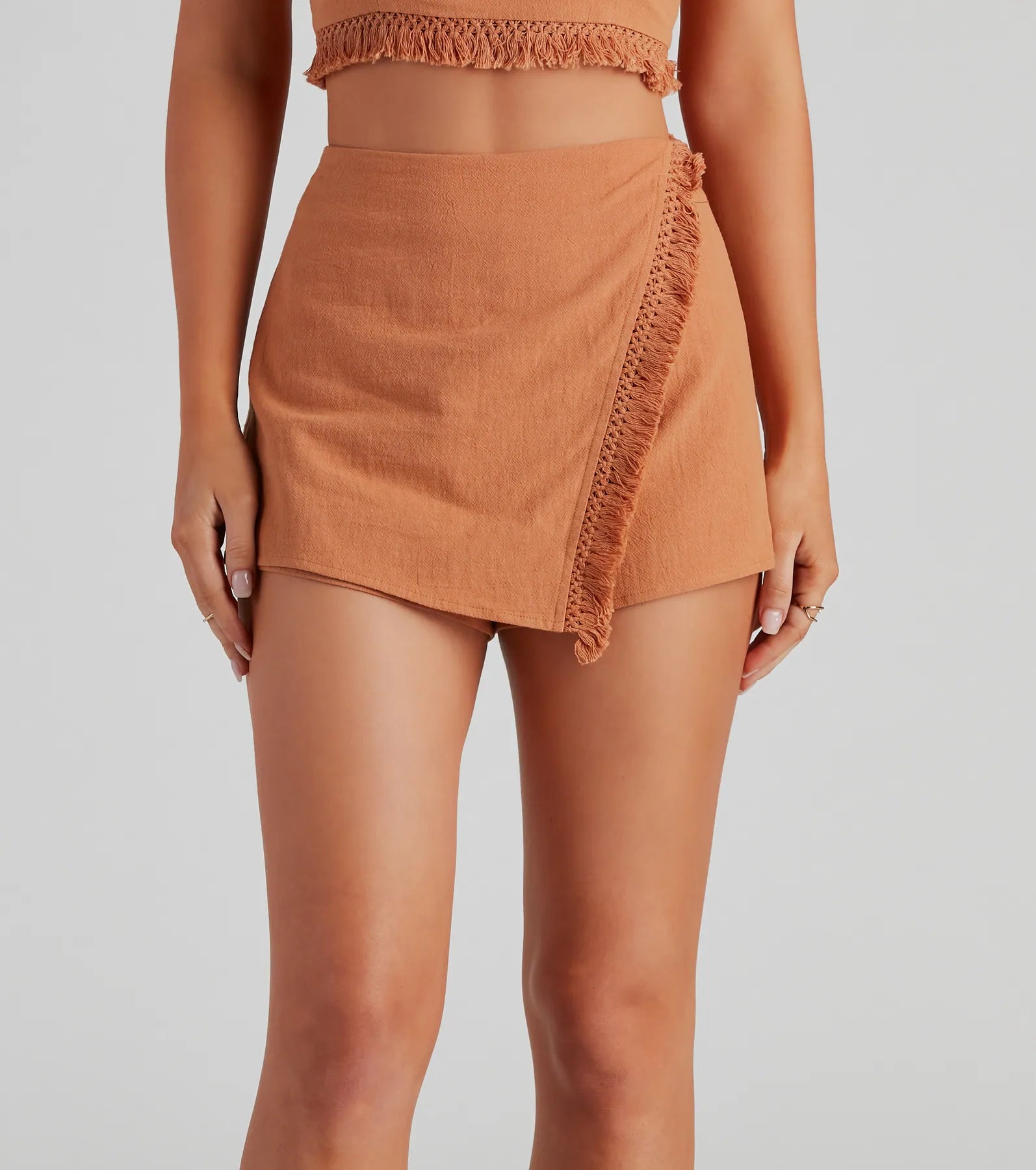 Come Away With Me Cotton Skort