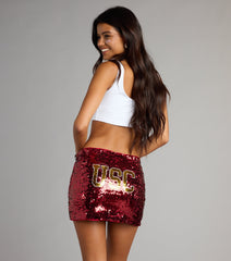 Catch Me Shining Sequin USC® Mini Skirt