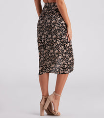Isn't She Lovely Floral Midi Skirt