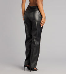 Cool Intentions Faux Leather Pants
