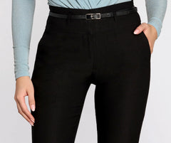 Belted Boss Babe Pants