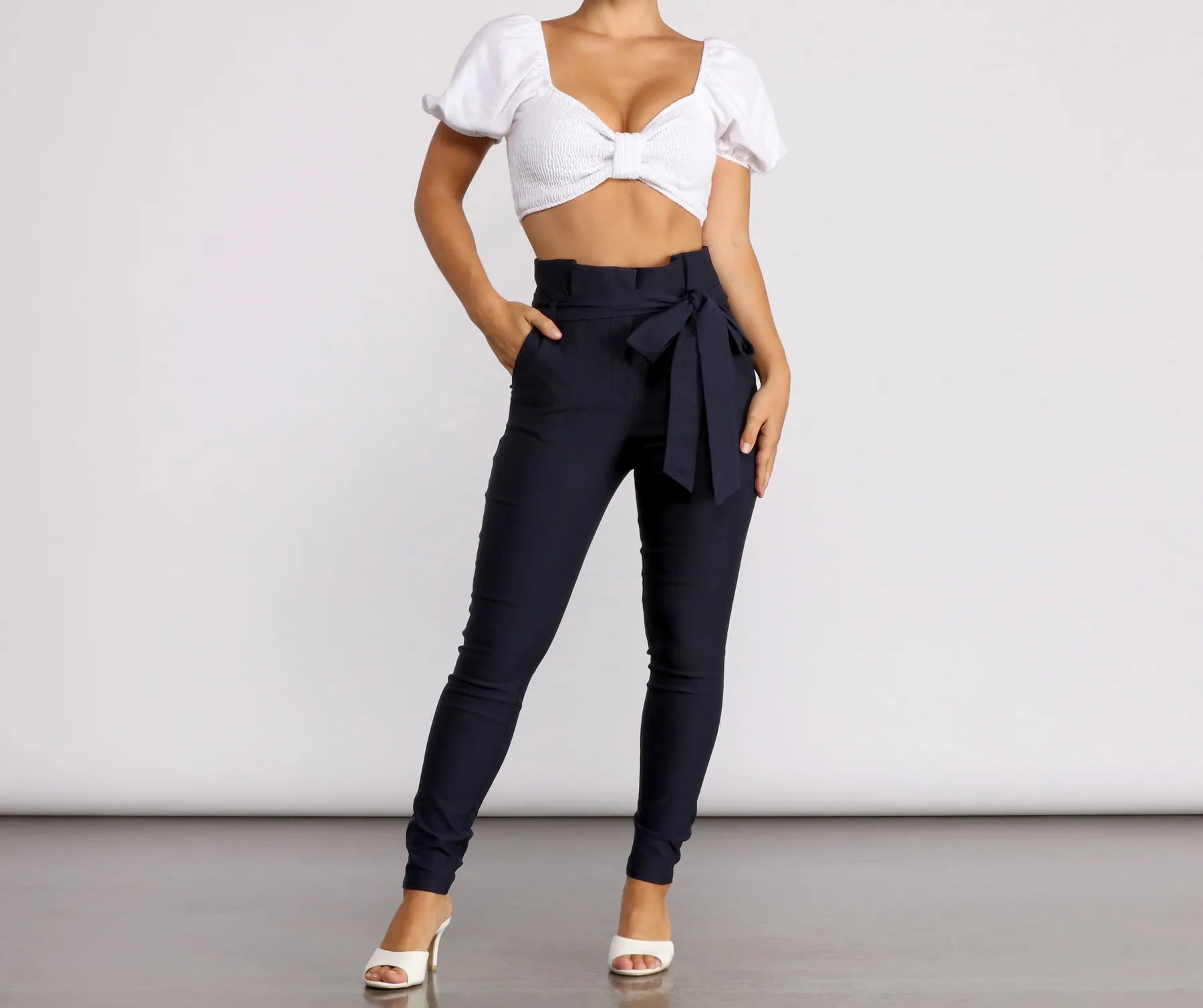 Effortless Style Tie Waist Pants