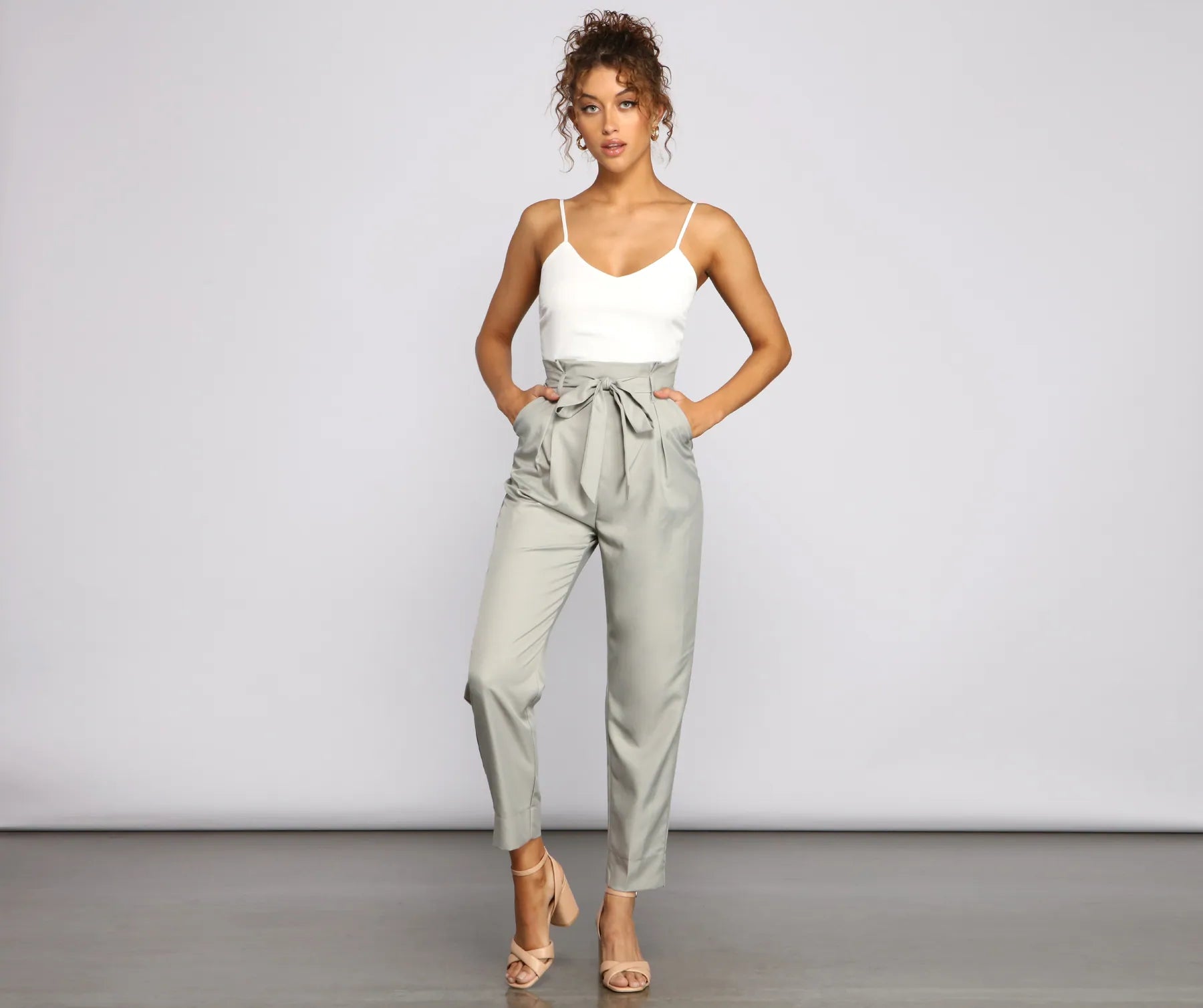 Effortlessly Stylish Tie-Waist Jumpsuit