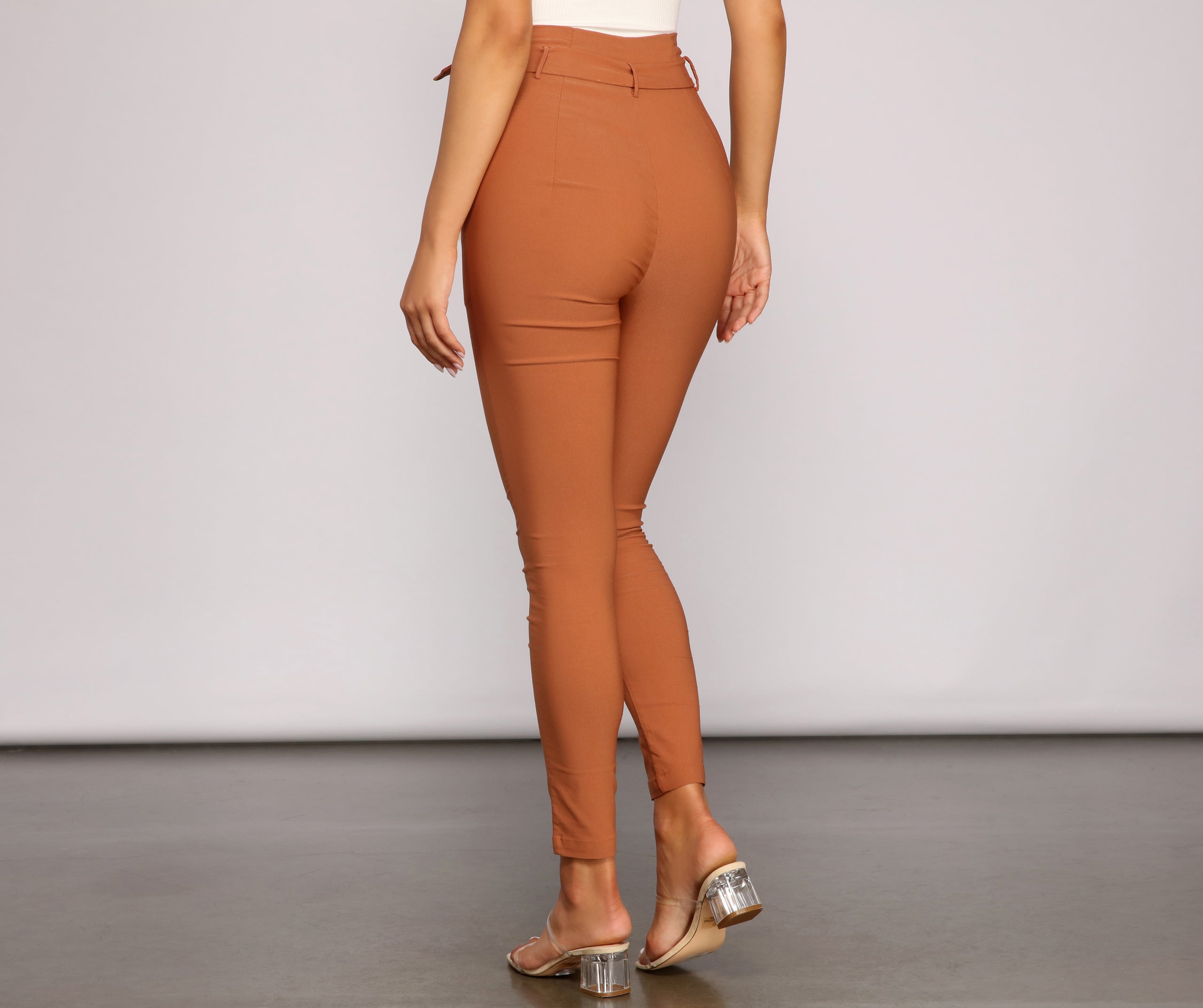 Elevated And Chic Paper Bag Pants