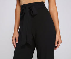 So Posh High Waist Flared Pants