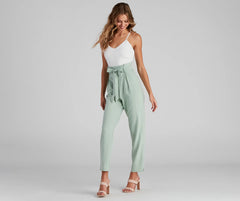 She's So Chic Tie-Waist Jumpsuit
