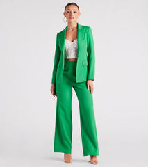 She Means Business Wide-Leg Pants