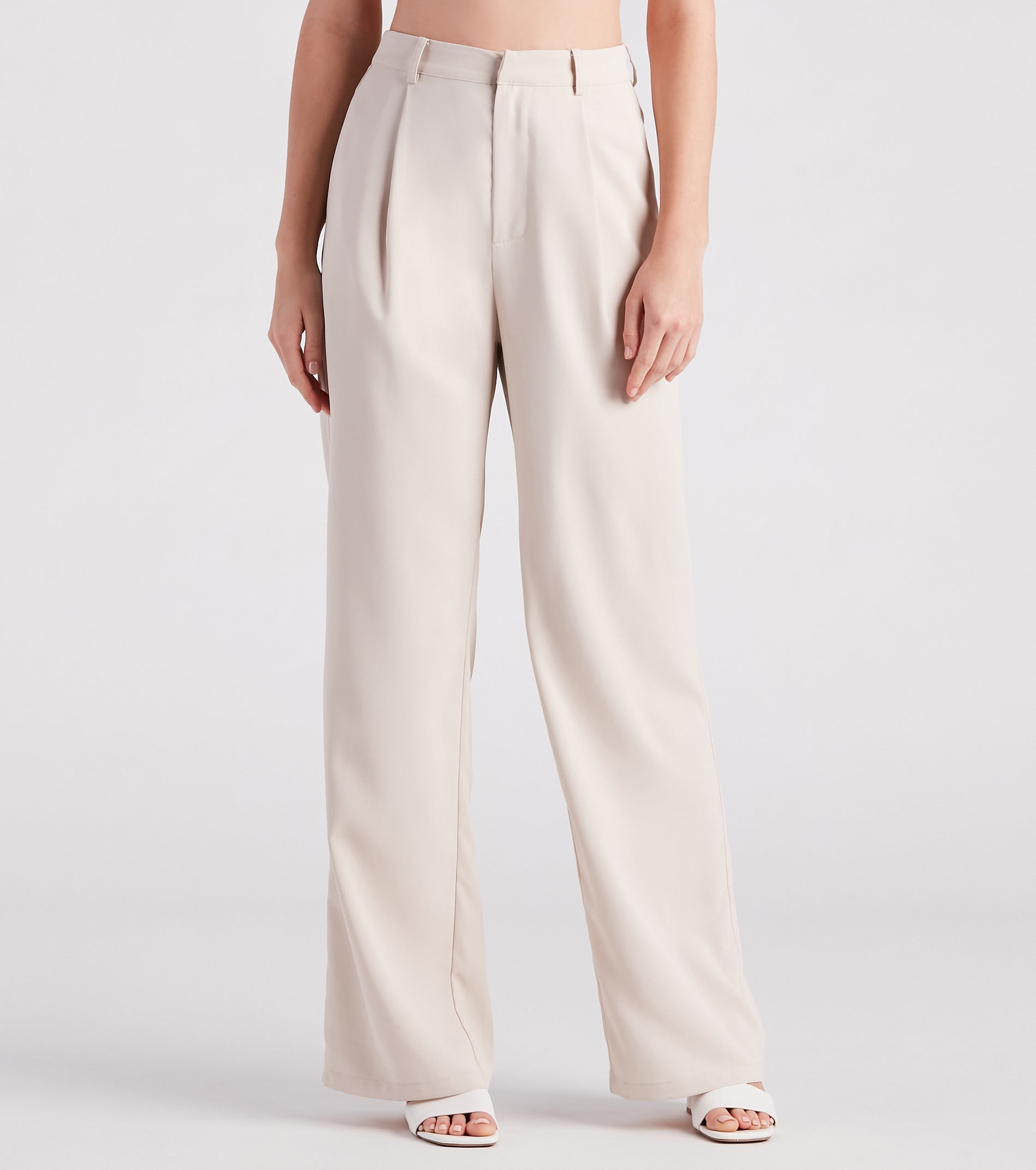 Elevated Style Wide-Leg Trouser Pants