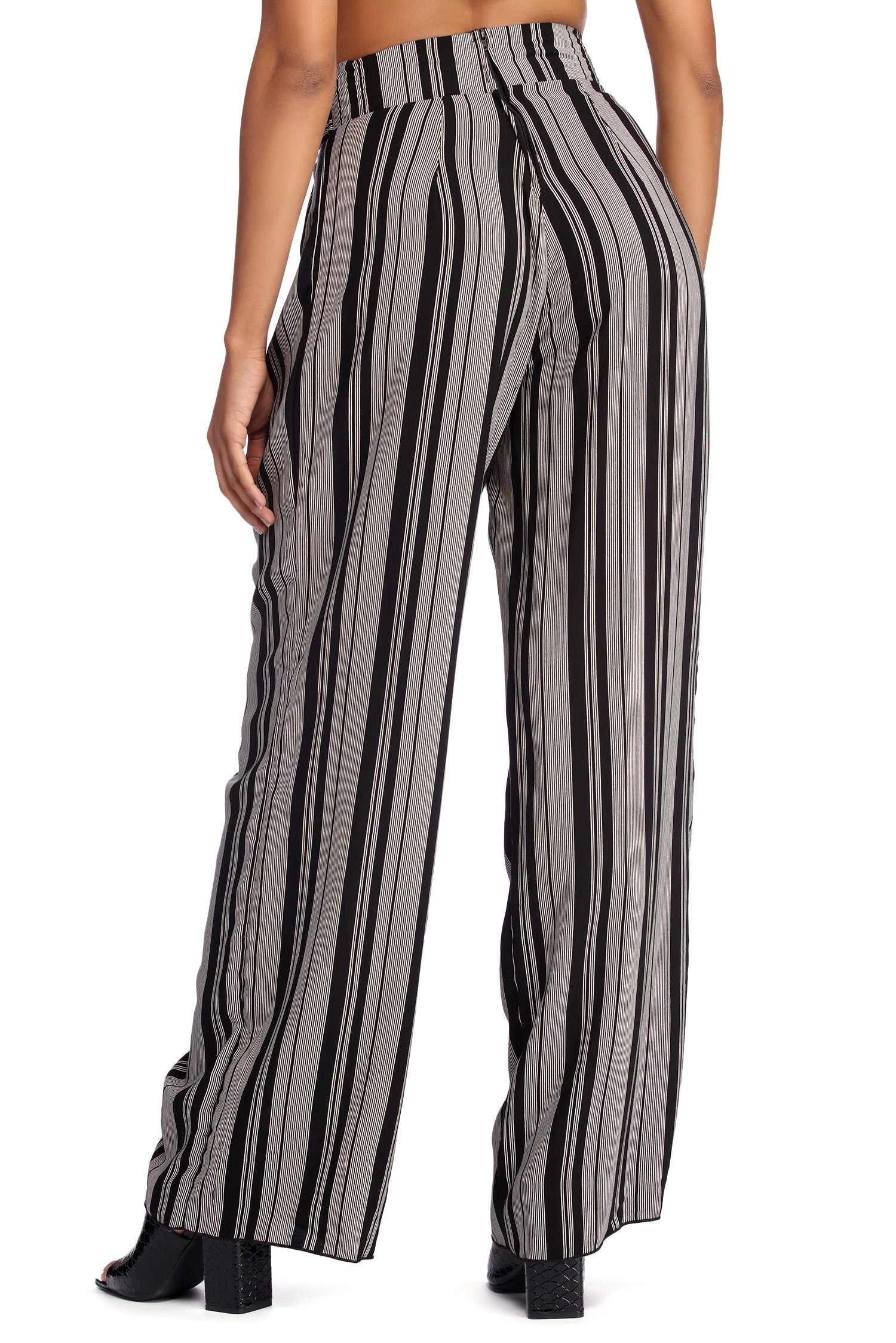 Just Your Stripe Wide Leg Pants