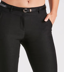 So Profesh Belted Tapered Skinny Pants
