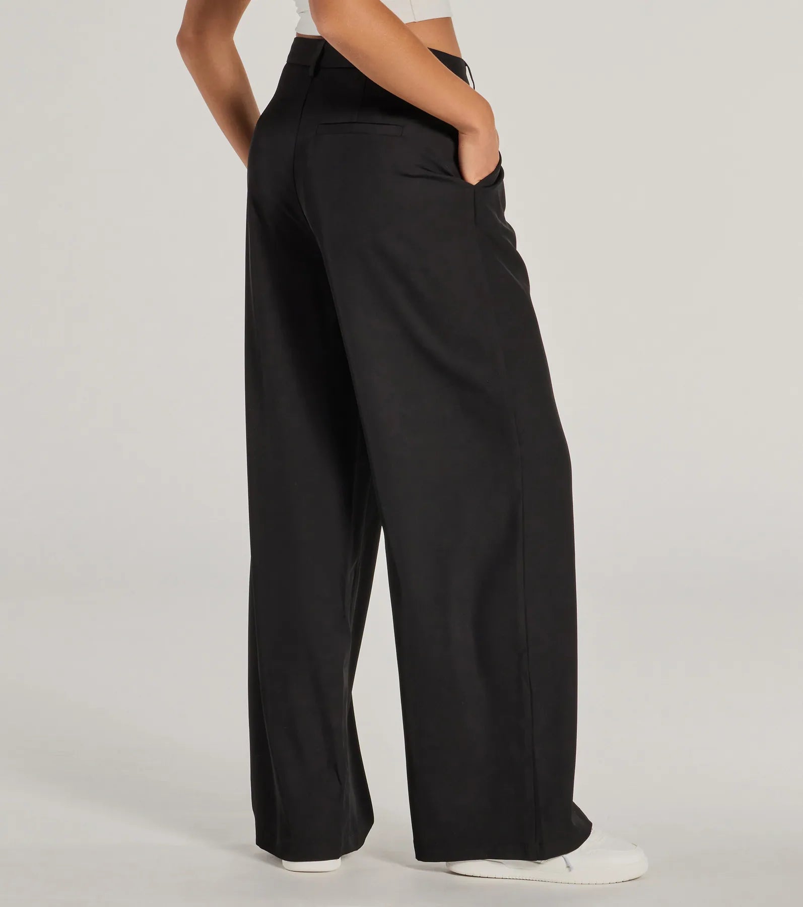 Chic City High-Rise Trouser Pants