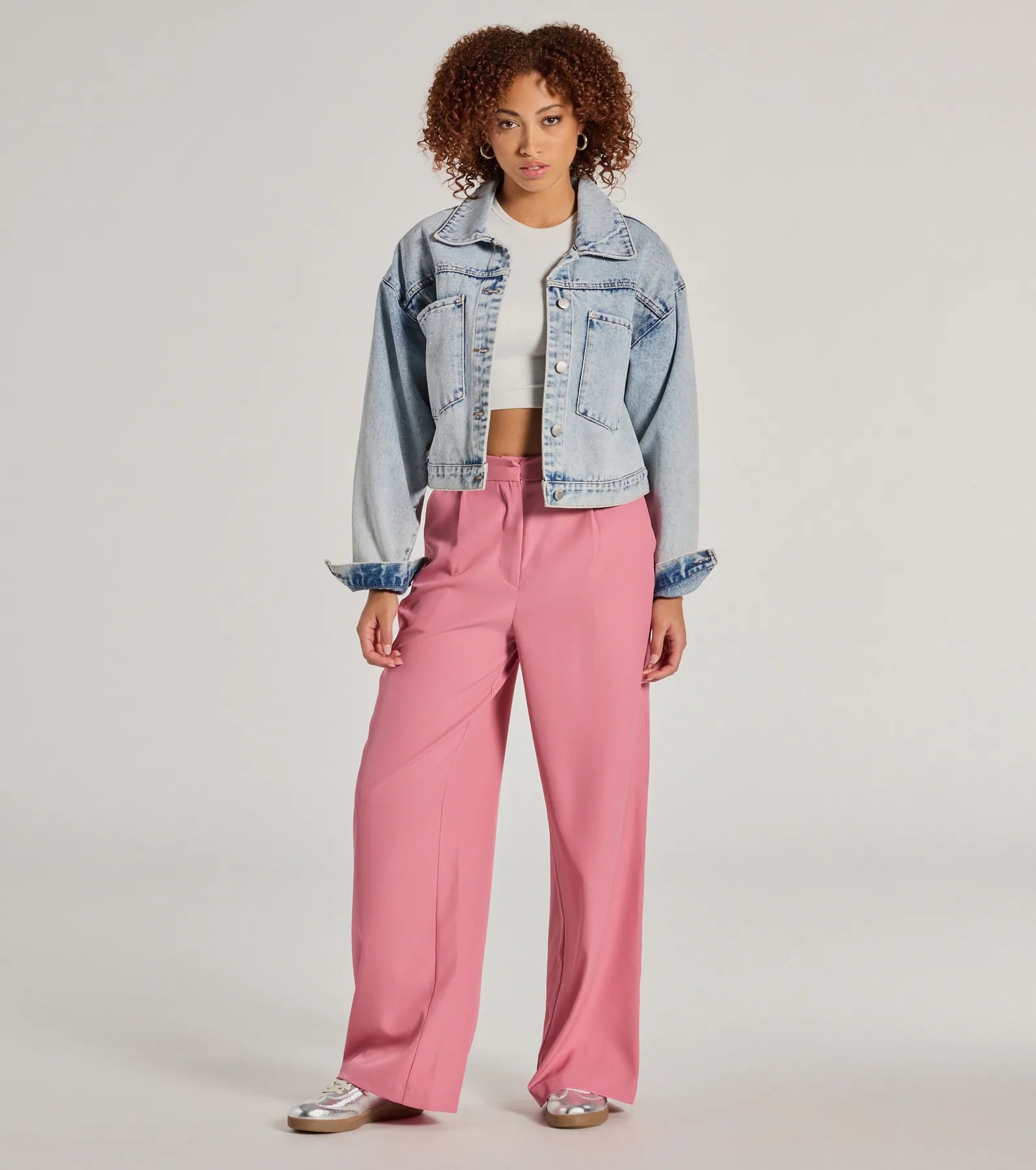 Chic City High-Rise Trouser Pants