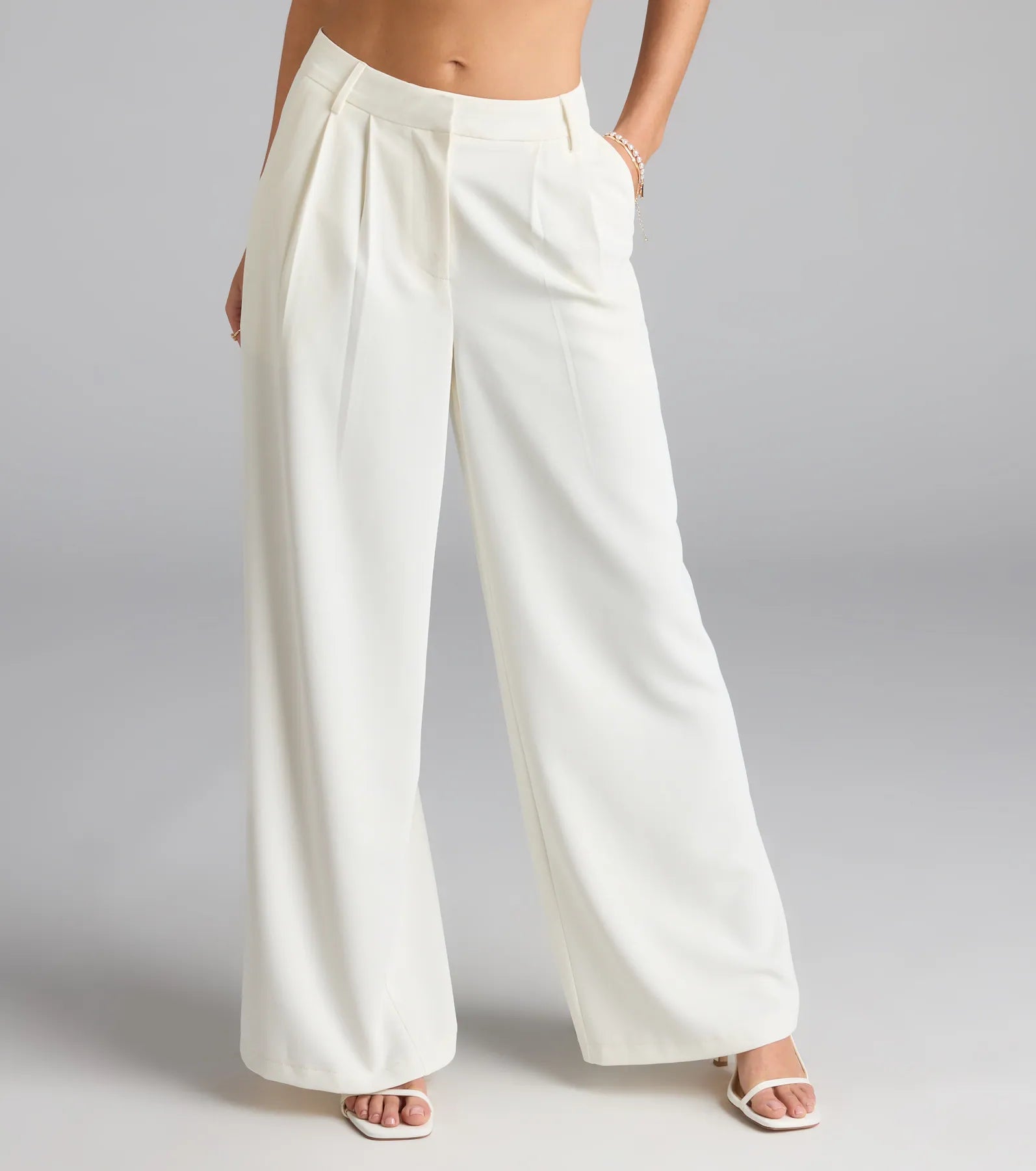 Power Moves High-Rise Trouser Pants