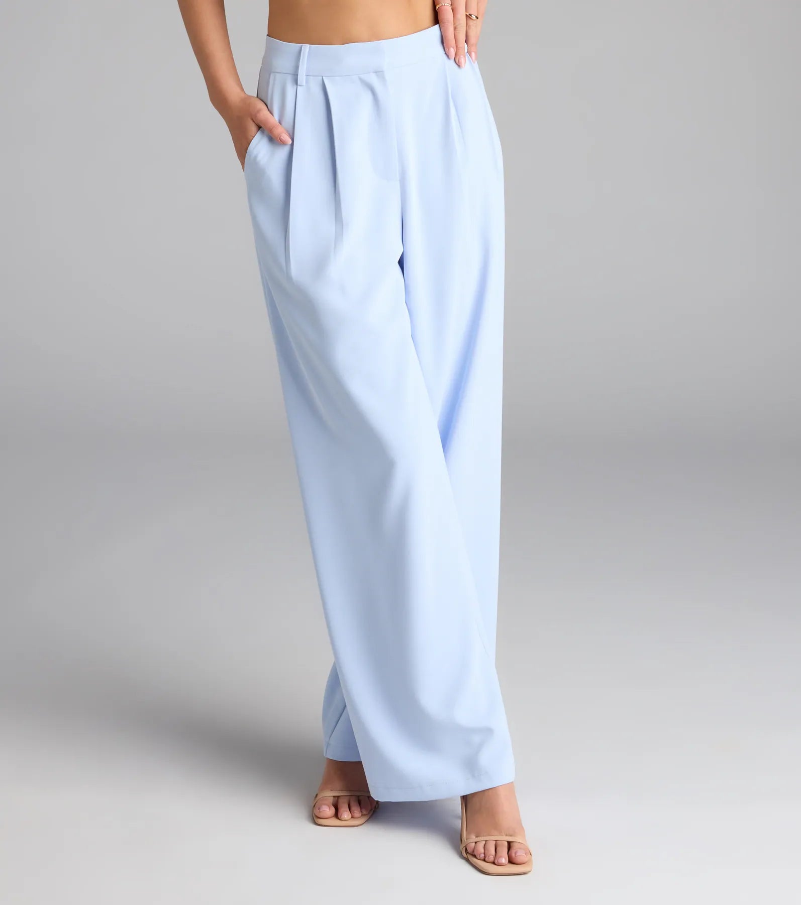 Power Moves High-Rise Trouser Pants