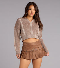 Bold Agenda Pleated Skort