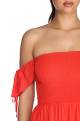 Ring The Alarm Smocked Romper