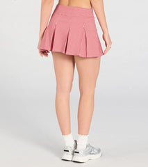 Absolute Darling Gingham Pleated Skort