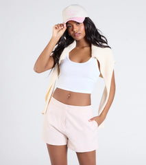 Case In Point High-Rise Trouser Shorts